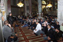 بالصور: الحركة الإسلامية في المركز تنظم أمسية إيمانية رباطاً في المسجد الاقصى المبارك